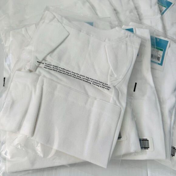 Lot Of 10 Circo Blanks Baby Long Sleeve White Tees Size 18 Mo NWT - Picture 7 of 7